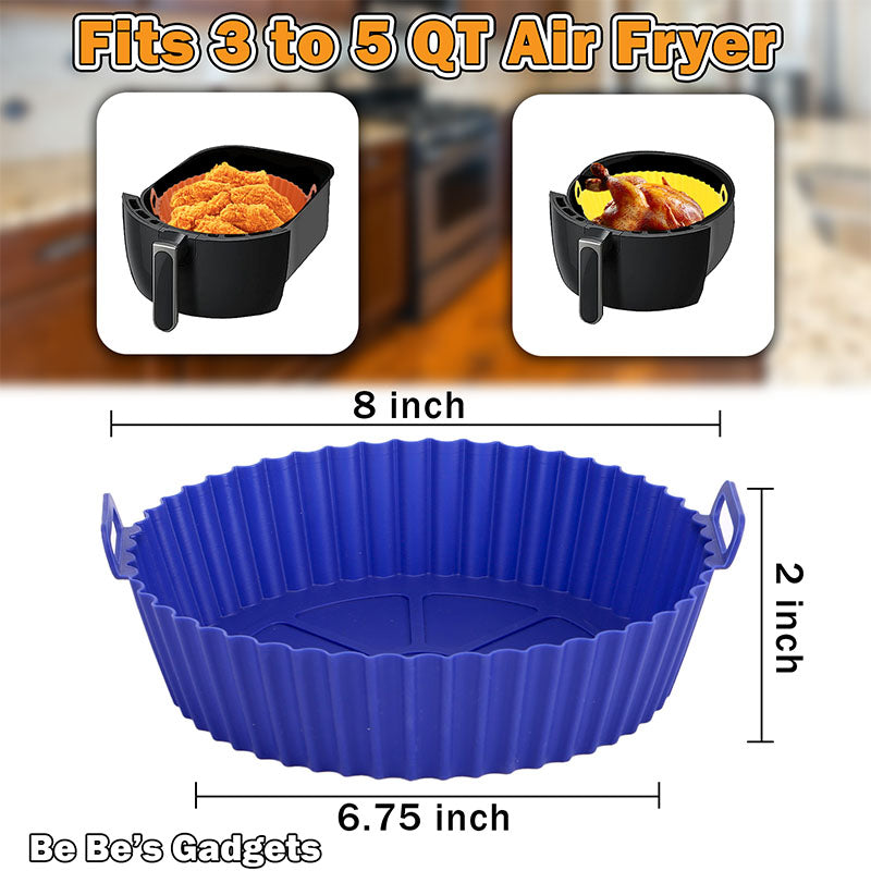 Silicone Air Fryer Liners Air Fryer Accessories for Ninja Foodi